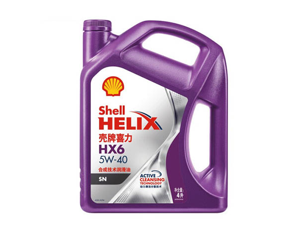 殼牌  喜力HX6 合成技術(shù)潤(rùn)滑油 SN級(jí) 5W-40 4L裝