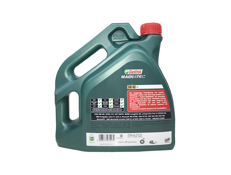 嘉實多 全合成機油 磁護Magnatec 5W-40 C3 SN 4L裝-第2張圖片-鄭州市冠恒貿易有限公司【官方網站】-車用潤滑油服務專家